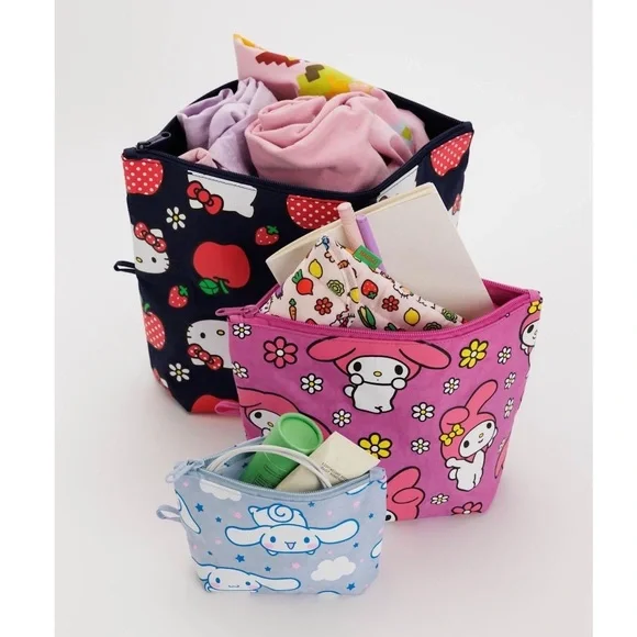 Baggu Go Pouch Set in Hello Kitty Prints - Picture 2 of 5